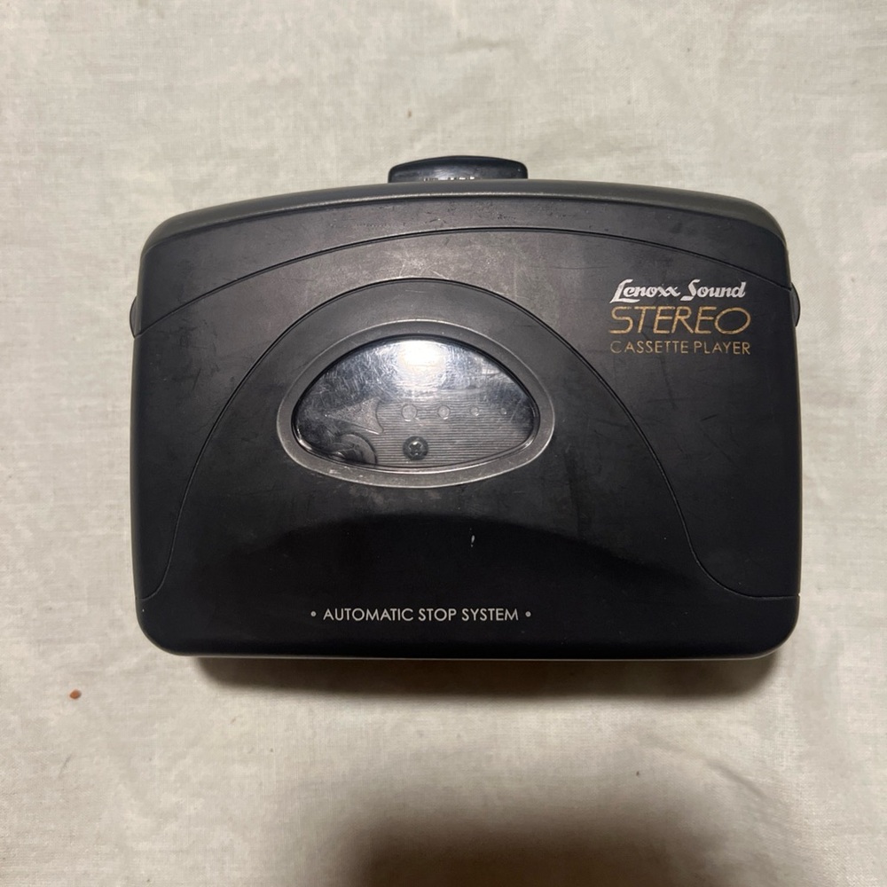 Black Stereo Cassette Player